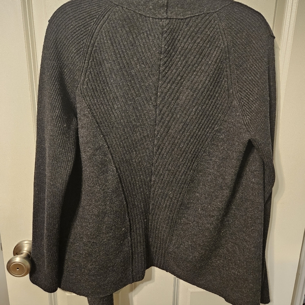 Eileen Fisher 100% Wool Cardigan - Picture 3 of 7
